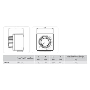 Flexit MTP 20 Hastighetsregulator