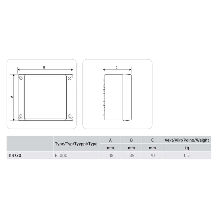 Flexit P1000 Trykkregulator Konstant