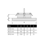 Flexit Plast Tilluftsventil