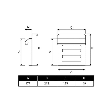 Flexit Tre Sjalusirist uten Karm