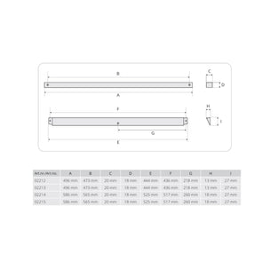 Flexit Spalteventil 40-50cm