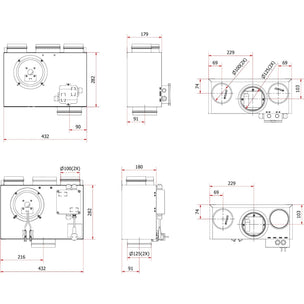 Flexit SVEC C/R Skapvifte