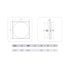 Flexit Tallerkenventil 4 Karm