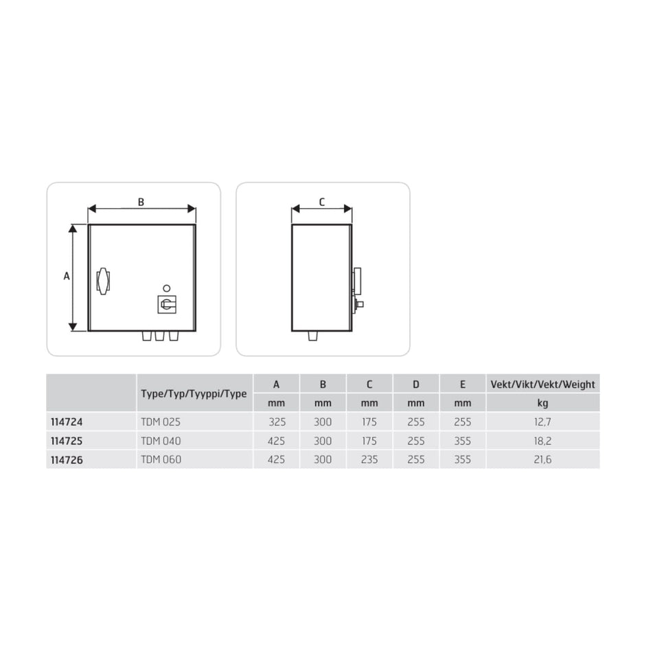 Flexit TDM Trafo Flexit Avtrekksvifte