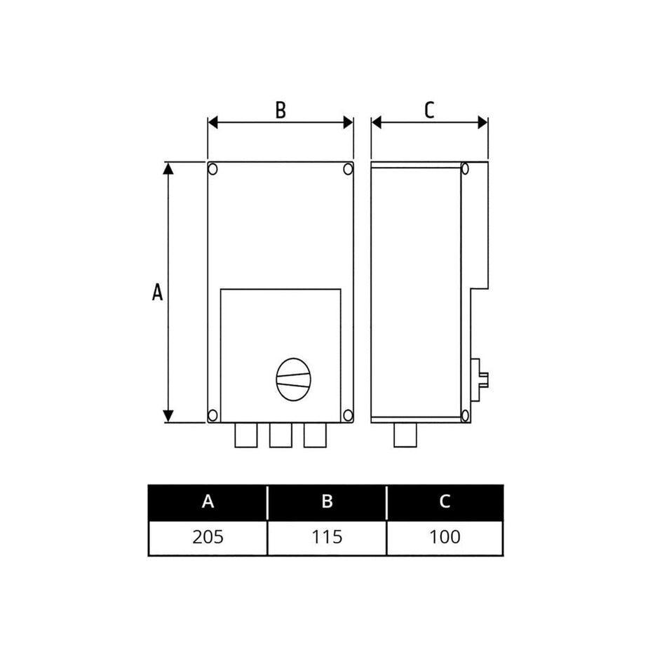 Flexit TEE 015 Trafo 015 TEE Flexit Avtrekksvifte FL-114722