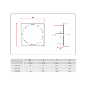 Flexit TVK Tallerkenventil