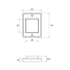 Flexit Utblåsningsventil Automatisk lukking