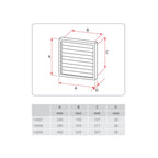 Flexit VK Lamellventil Flat