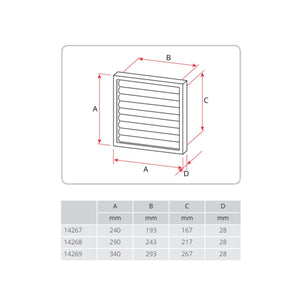 Flexit VK Lamellventil Flat