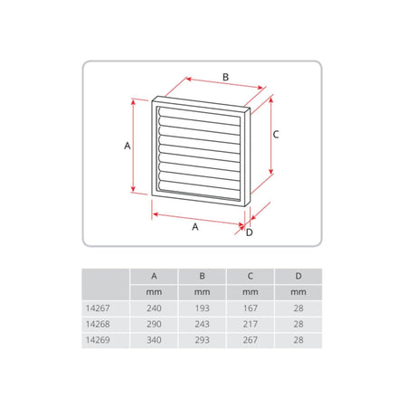 Flexit VK Lamellventil Flat