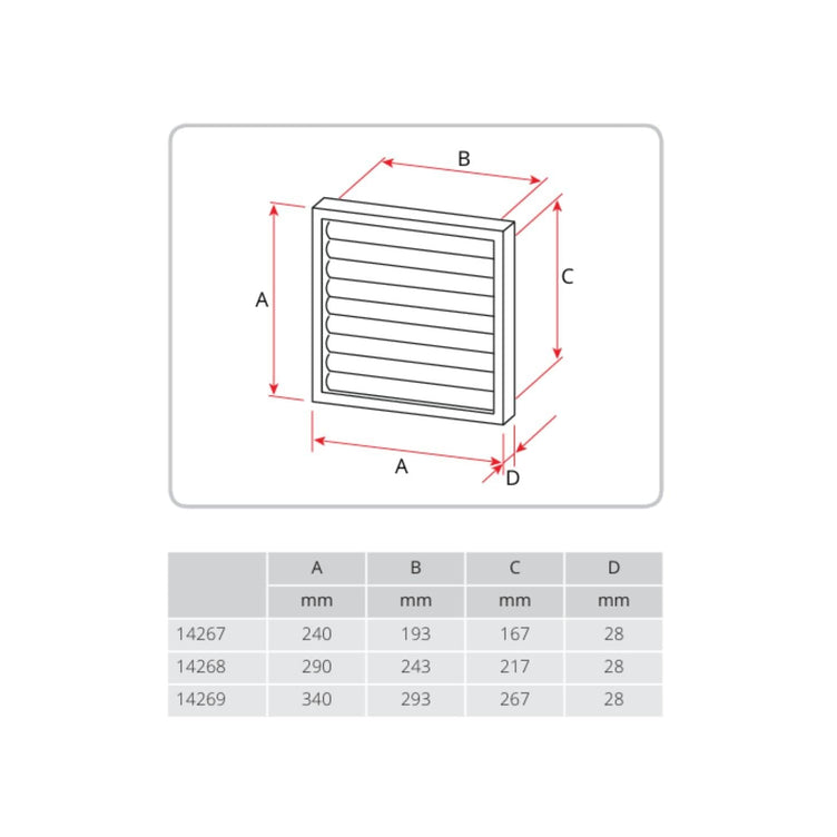 Flexit VK Lamellventil Flat