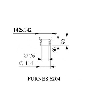 Furnes Stoppekranboks Basic 6204