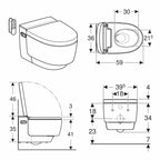Geberit AquaClean Mera Classic Vegghengt toalett