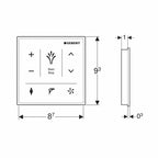 Geberit AquaClean Veggpanel for Mera og Tuma