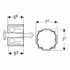 Geberit Byggesett for Duofresh