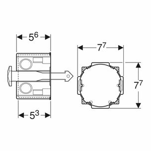Geberit Byggesett for Duofresh