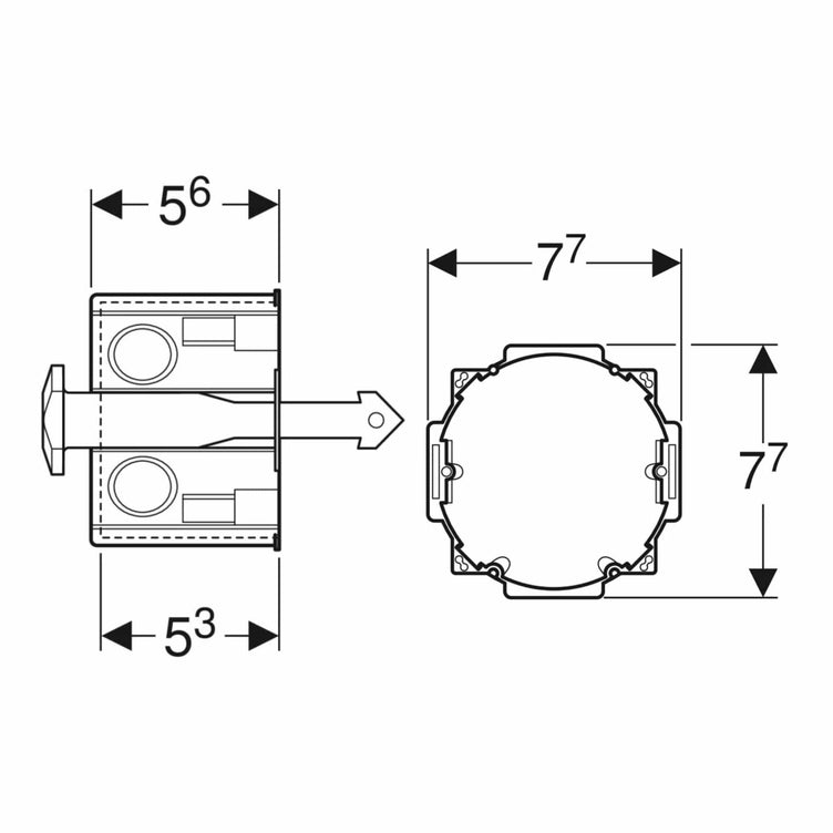 Geberit Byggesett for Duofresh