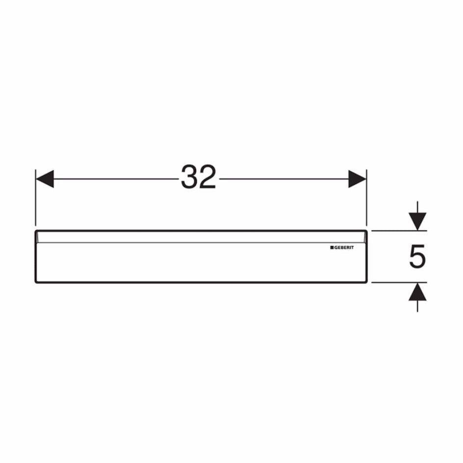 Geberit Deksel for Duofix veggsluk Geberit Tilbehør sluk