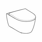 Geberit iCon Rimfree Vegghengt toalett