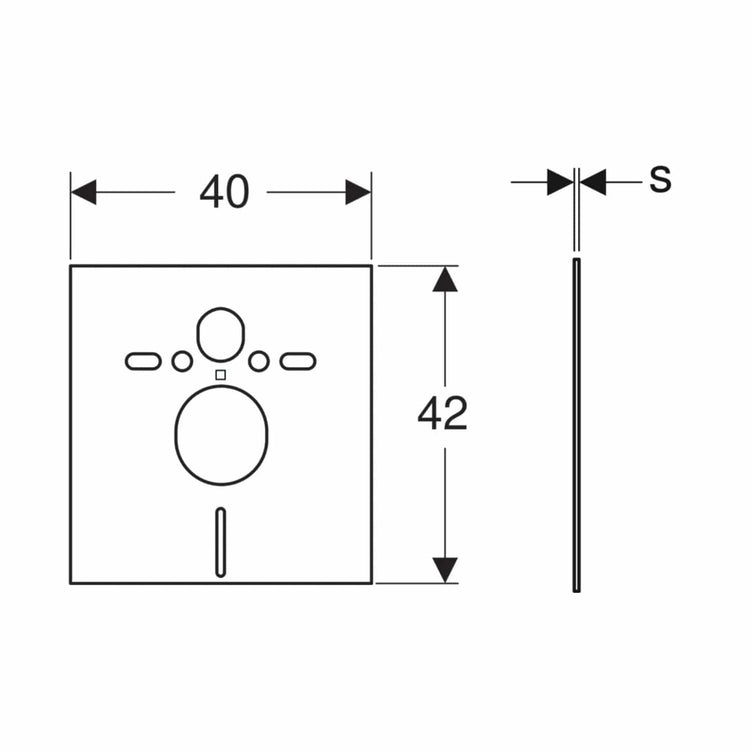 Geberit Lyddempingssett for vegghengt toalett