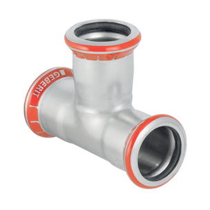 Geberit Mapress galvanisert T-rør med 3 muffer Pressfitting