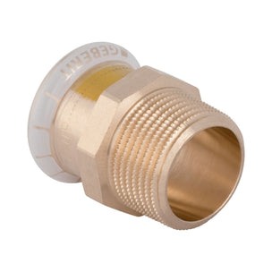 Geberit Mapress kobber Nippelmuffe med utvendige gjenger gass Pressfitting