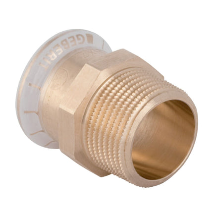 Geberit Mapress kobber Nippelmuffe med utvendige gjenger Pressfitting 12mmx3/8" Geberit Nippelmuffe pressfitting GRO-5052586