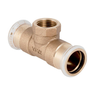 Geberit Mapress kobber T-rør med innvendige gjenger Pressfitting