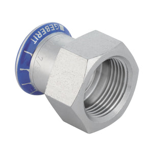 Geberit Mapress syrefast Overgangsmuffe med innvendige gjenger Pressfitting