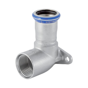 Geberit Mapress syrefast Platealbu med innvendige gjenger Pressfitting