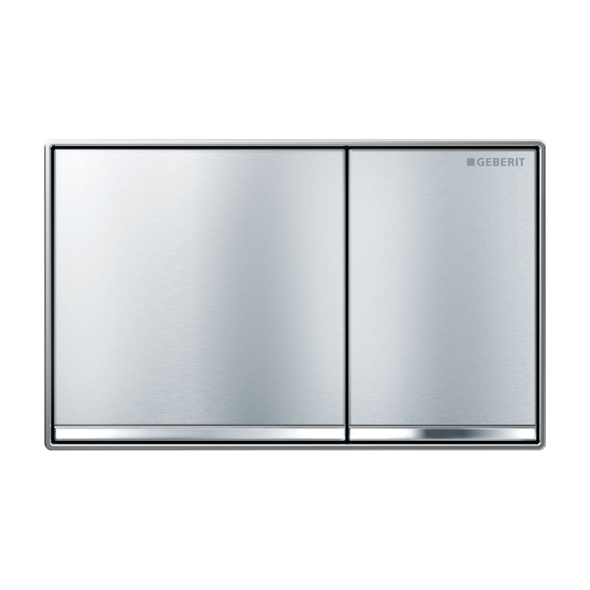 Geberit Omega 60 Betjeningsplate Børstet krom Geberit Betjeningsplate og trykknapper GRO-6166063