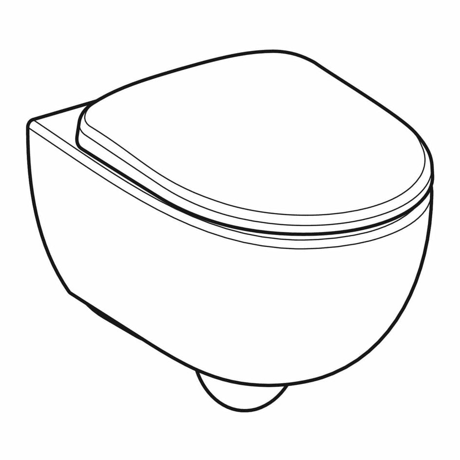 Geberit Selnova Premium Vegghengt toalett Hvit Geberit Vegghengt toalett GRO-14228174