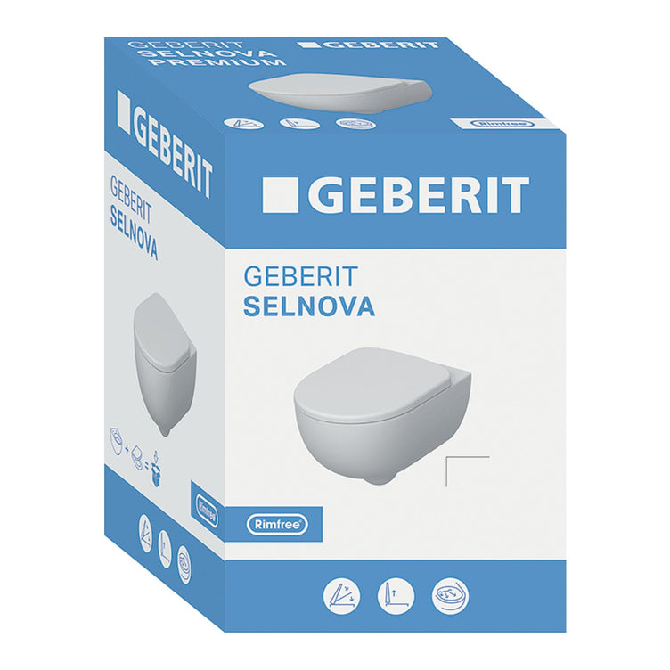 Geberit Selnova Premium Rimfree Vegghengt toalett