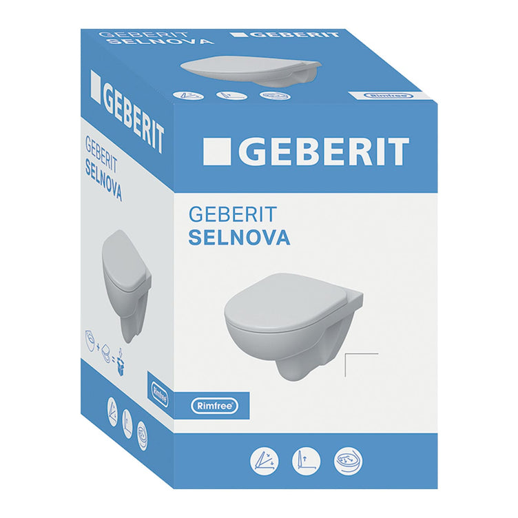 Geberit Selnova Rimfree Vegghengt toalett