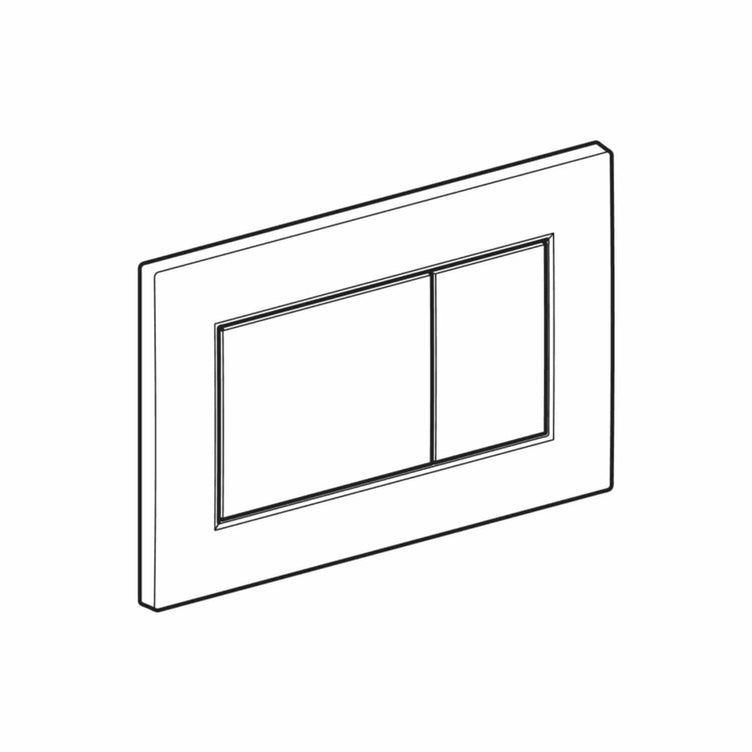 Geberit Sigma01 Firkantet Betjeningsplate
