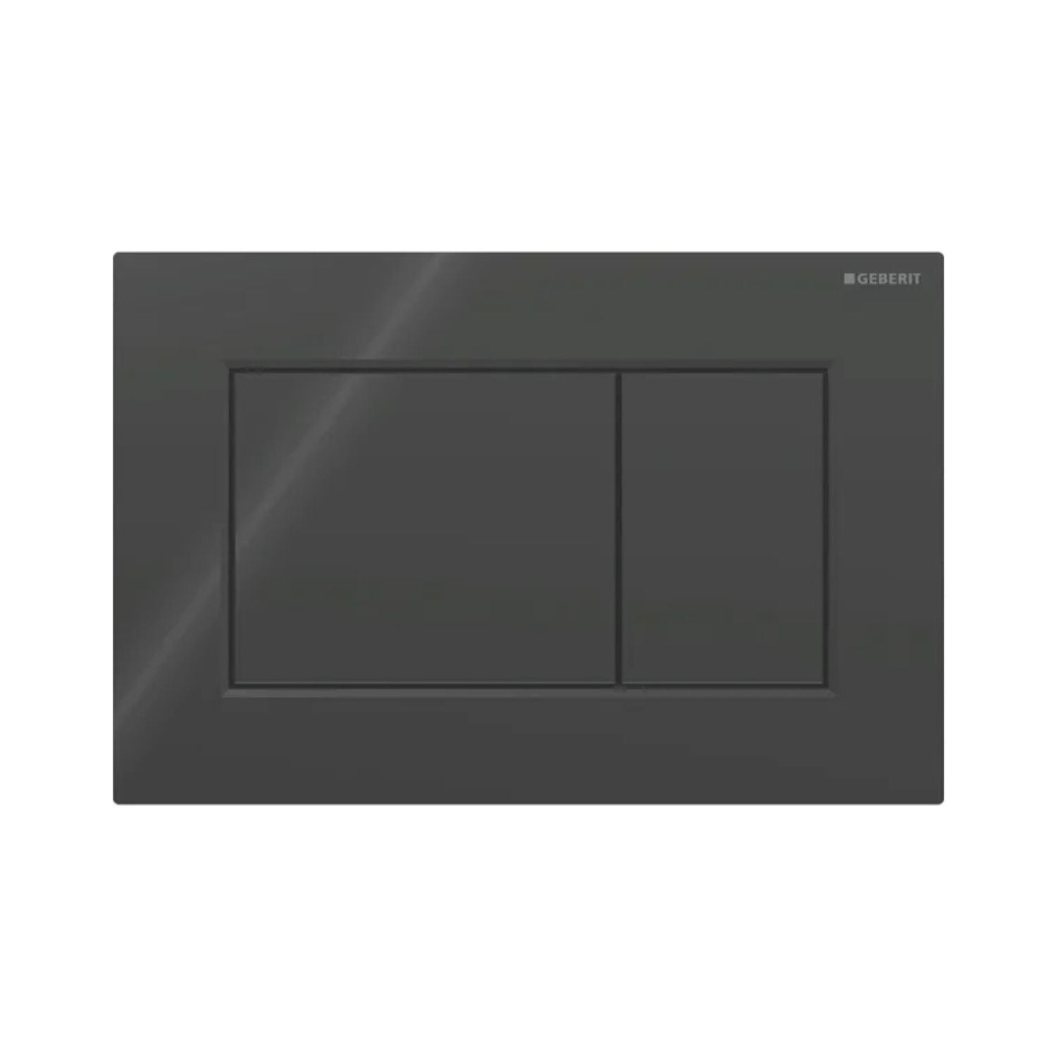 Geberit Sigma 01 Firkantet Betjeningsplate Svart Geberit Betjeningsplate og trykknapper GRO-1387328