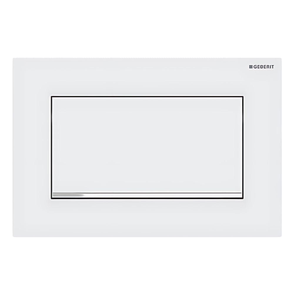Geberit Sigma 30 Betjeningsplate skyll/stopp Hvit Geberit Betjeningsplate og trykknapper GRO-6166163