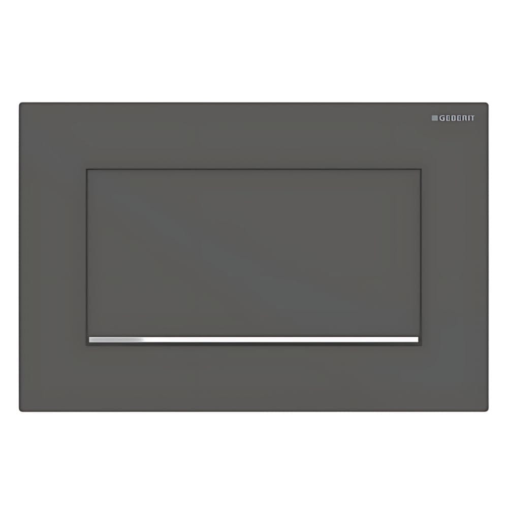 Geberit Sigma 30 Betjeningsplate skyll/stopp Svart matt Geberit Betjeningsplate og trykknapper GRO-6166164