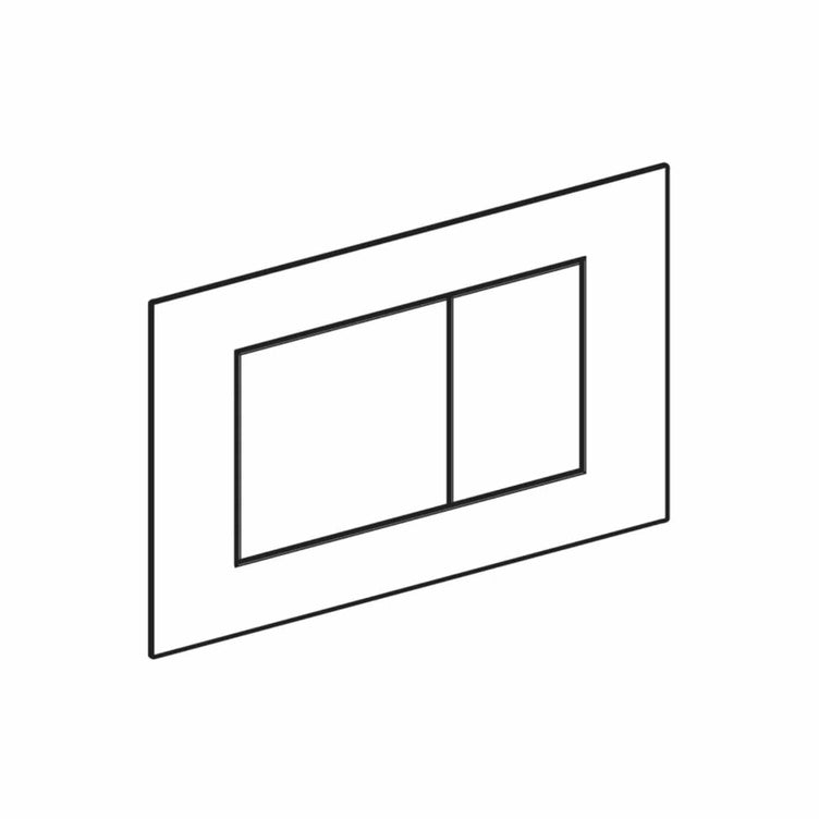 Geberit Sigma40 Firkantet Betjeningsplate