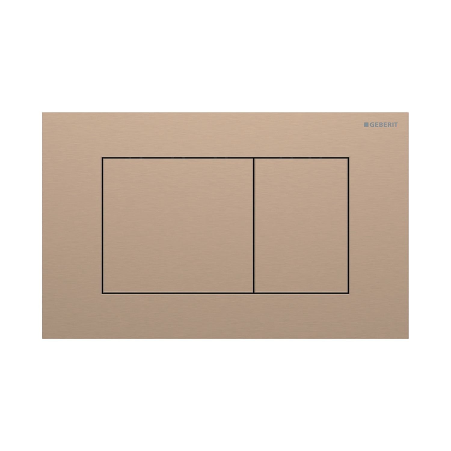 Geberit Sigma 40 Firkantet Betjeningsplate Rødgull (Easy Clean) Geberit Betjeningsplate og trykknapper GRO-1387335