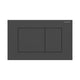 Geberit Sigma 40 Firkantet Betjeningsplate Svart matt (Easy Clean) Geberit Betjeningsplate og trykknapper GRO-1387330