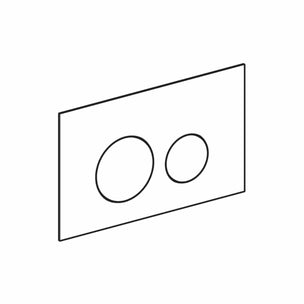 Geberit Sigma40 Rund Betjeningsplate