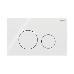 Geberit Sigma40 Rund Glass Betjeningsplate