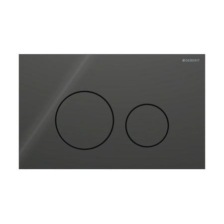 Geberit Sigma40 Rund Glass Betjeningsplate