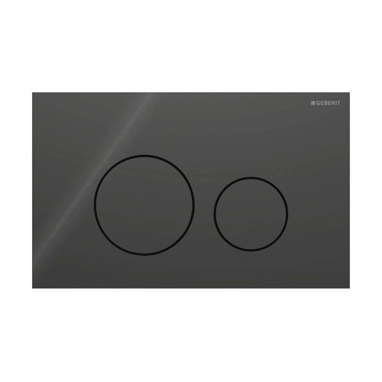 Geberit Sigma40 Rund Glass Betjeningsplate