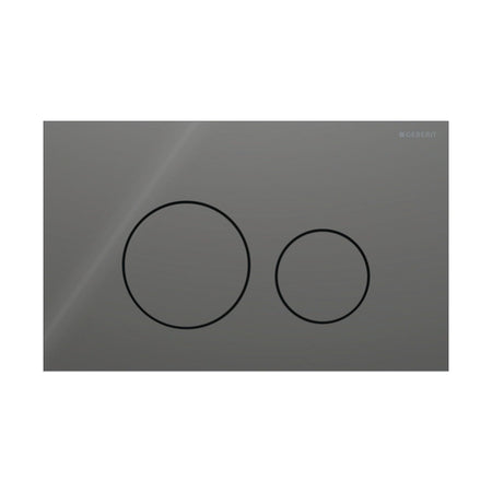 Geberit Sigma40 Rund Glass Betjeningsplate