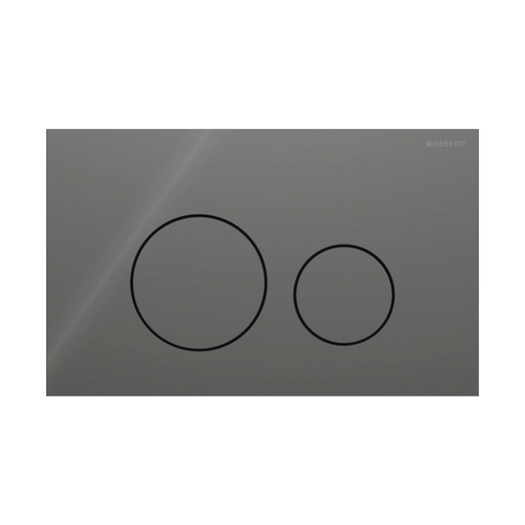 Geberit Sigma40 Rund Glass Betjeningsplate