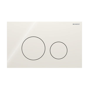 Geberit Sigma40 Rund Glass Betjeningsplate