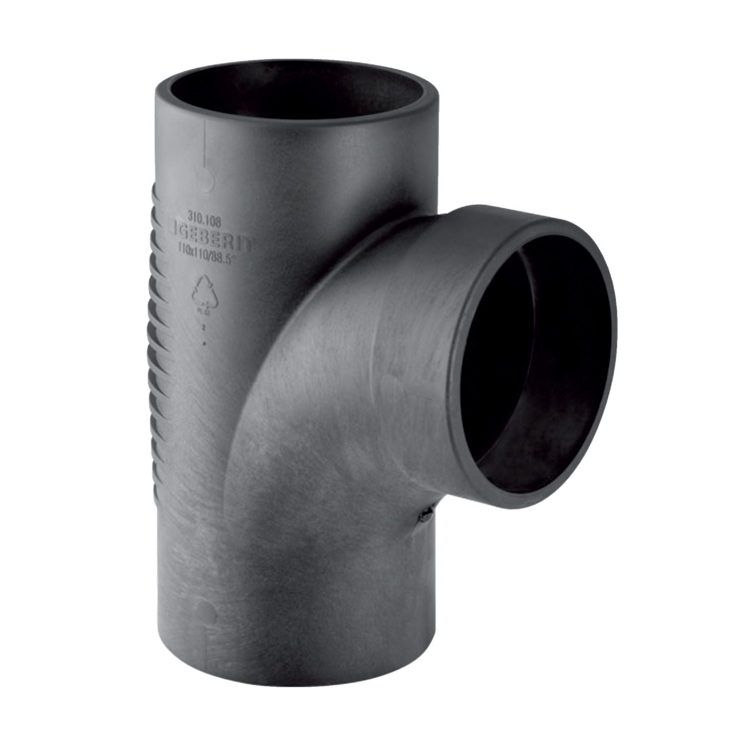 Geberit Silent Grenrør Swept Entry PE 110x90mm / 88.5° Geberit Rørdeler avløp GRO-2294283