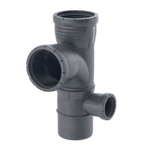 Geberit Silent Pro PP Kombigrenrør hjørne/høyre